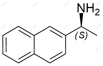 (S)-1-(2-萘基)乙胺化学结构式
