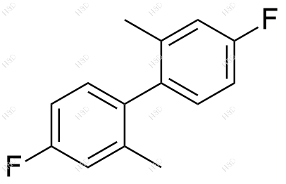 4,4'-二氟-2,2'-二甲基联苯化学结构式