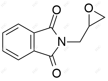 N-(2,3-环氧丙基)邻苯二甲酰胺结构式