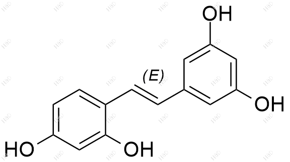 氧化白黎芦醇化学结构式