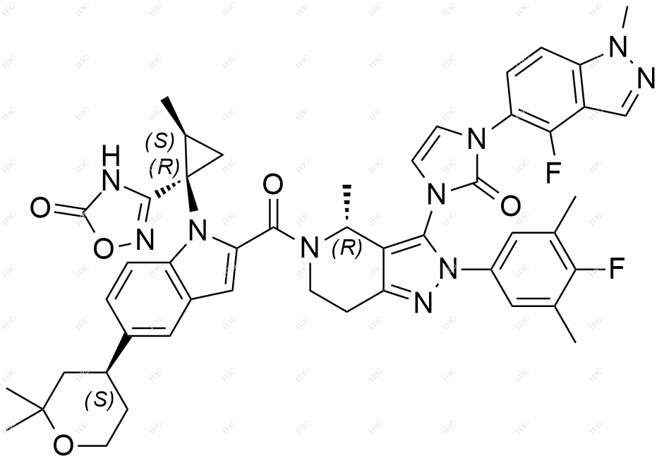 奥格列龙杂质61结构式