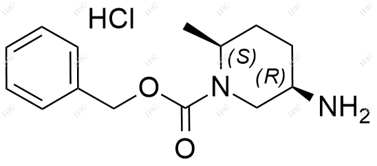 (2S,5R)-5-氨基-2-甲基哌啶-1-羧酸苄酯盐酸盐结构式