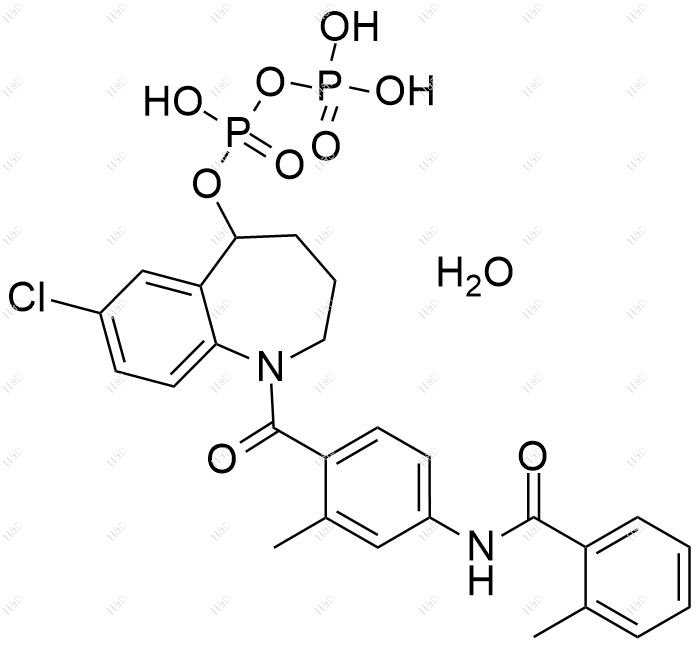 托伐普坦杂质63(一水合物)结构式