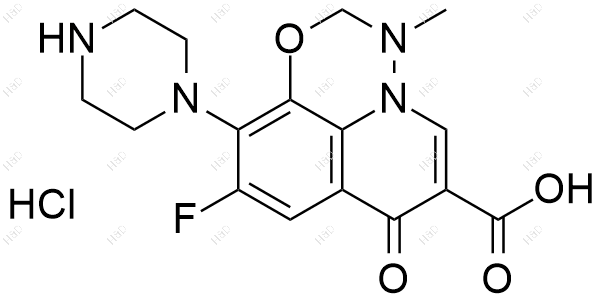 马波沙星杂质10(盐酸盐)结构式