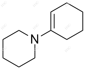 1-(1-环己烯基)哌啶化学结构式