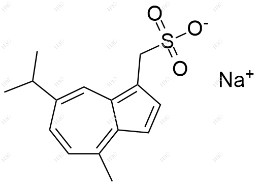 薁磺酸钠杂质10(钠盐)结构式