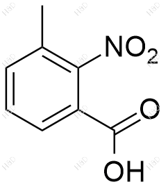 3-甲基-2-硝基苯甲酸化学结构式