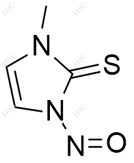 N-亚硝基甲巯咪唑结构式