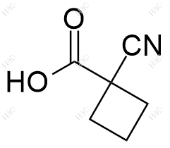 1-氰基环丁烷羧酸化学结构式
