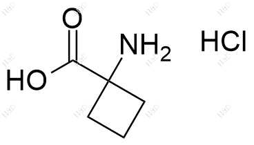 1-氨基-1-环丁烷羧酸(盐酸盐)化学结构式
