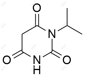 1-异丙基嘧啶-2,4,6(1H,3H,5H)-三酮化学结构式