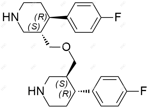 帕罗西汀杂质43结构式
