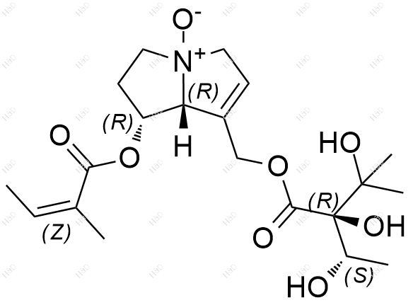 兰蓟定N-氧化物化学结构式