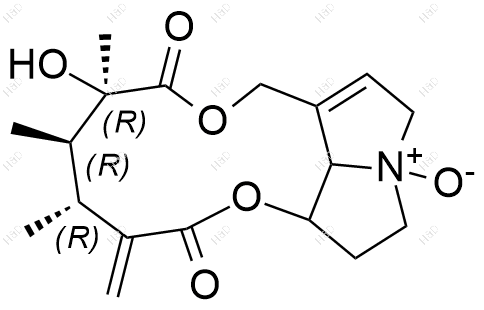 春千里光碱 N-氧化物结构式