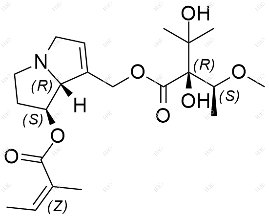 毛果天芥菜碱化学结构式