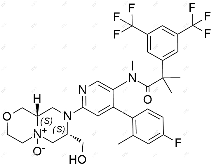 依林奈坦N-氧化物结构式