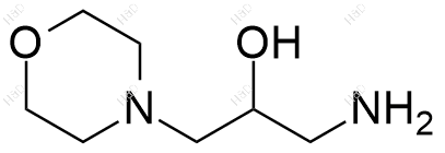 1-氨基-3-(吗啉-4-基)丙-2-醇结构式