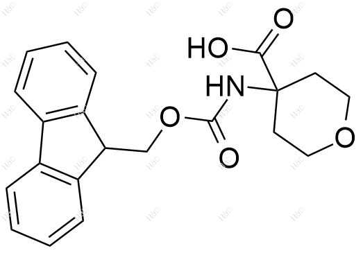 Fmoc-THP‑OH结构式
