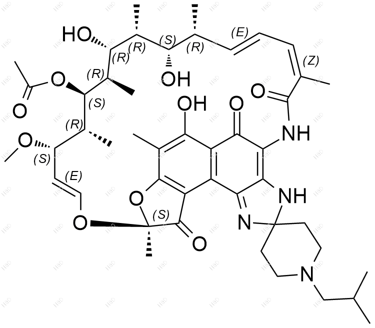 利福布汀杂质20结构式