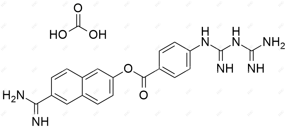 萘莫司他杂质40(碳酸盐)结构式