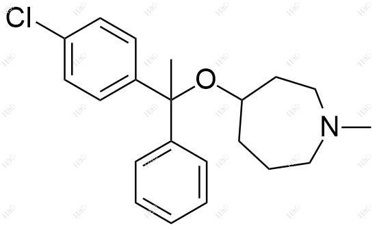 消旋氯马斯汀EP杂质B化学结构式