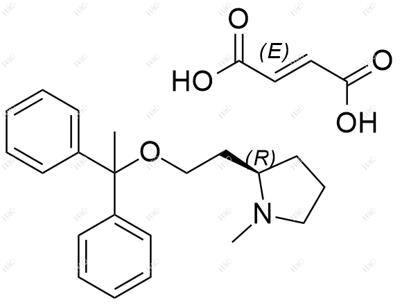 氯马斯汀杂质1(富马酸盐)结构式