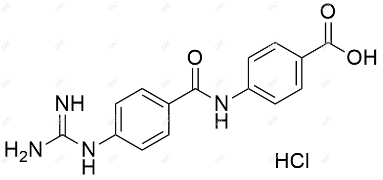 萘莫司他杂质30(盐酸盐)结构式