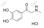 肾上腺素EP杂质C（盐酸盐）结构式