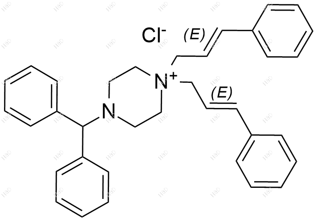 桂利嗪EP杂质C结构式