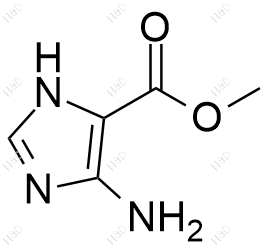 4-氨基-1H-咪唑-5-羧酸甲酯结构式