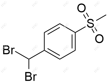 1-(二溴甲基)-4-(甲基磺酰基)苯化学结构式