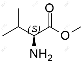 L-缬氨酸甲酯化学结构式