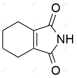 3,4,5,6-四氢邻苯二甲酰亚胺化学结构式