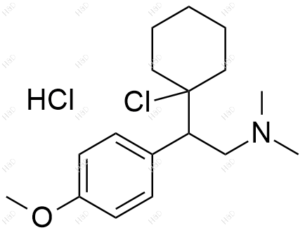 托鲁地文拉法辛杂质13(盐酸盐)结构式