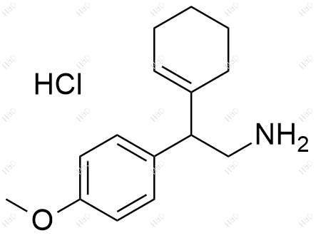 托鲁地文拉法辛杂质9(盐酸盐)结构式