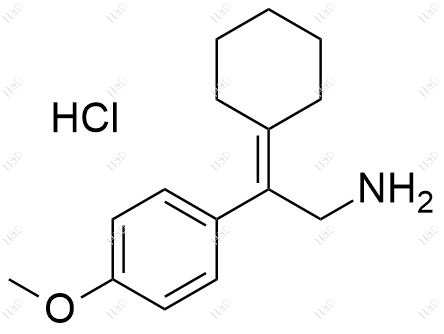 托鲁地文拉法辛杂质8(盐酸盐)结构式