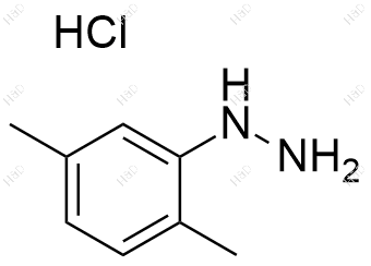 2,5-二甲基苯肼(盐酸盐)结构式