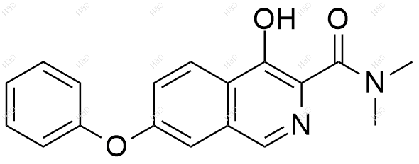 罗沙司他杂质83结构式