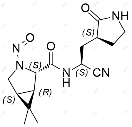 奈玛特韦亚硝基杂质31结构式