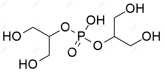 双(1,3-二羟基丙烷-2-基)氢磷酸结构式