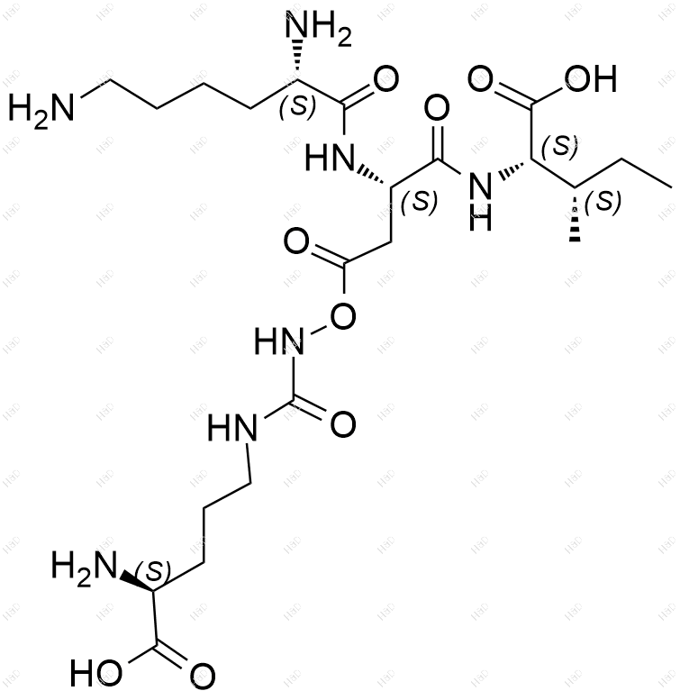 乙酰基三肽-30 瓜氨酸化学结构式