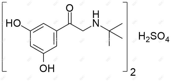 特布他林EP杂质C(硫酸盐)结构式