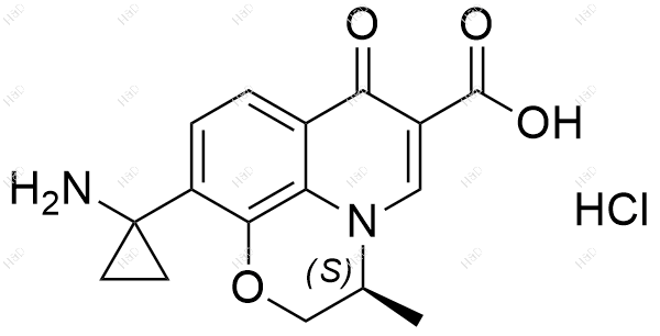 帕珠沙星杂质2(盐酸盐)结构式