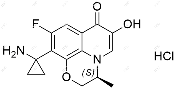 帕珠沙星杂质4(盐酸盐)化学结构式