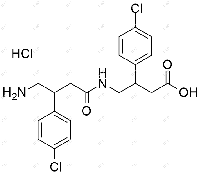 巴氯芬杂质15(盐酸盐)结构式
