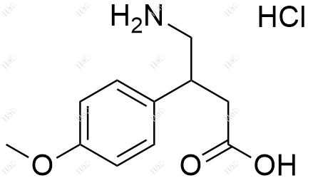 巴氯芬杂质9(盐酸盐)结构式