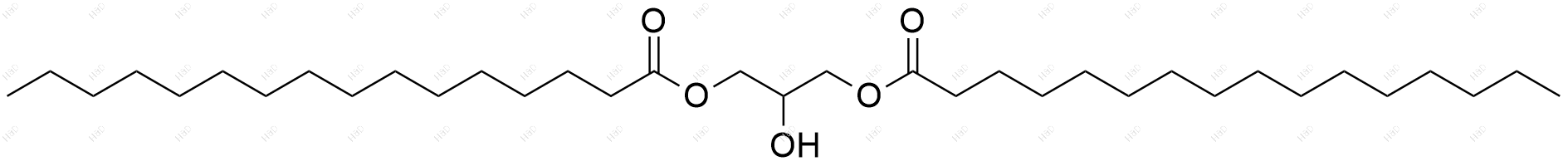 1,3-双棕榈酸甘油酯化学结构式