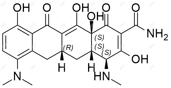 4-去甲米诺环素结构式
