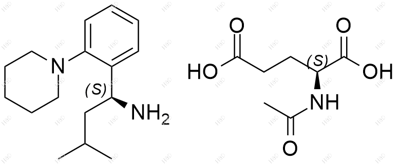瑞格列奈EP杂质C(N-乙酰基-L-谷氨酸盐)结构式