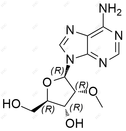 2'-甲氧基腺苷结构式
